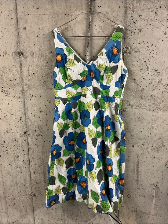 Boden Dresses & Skirts - Boden Blue Floral V-Neck Sundress